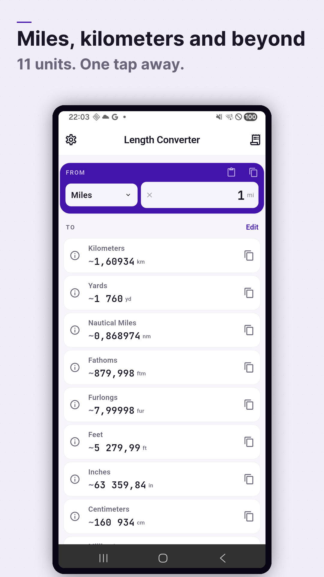 Screenshot Length Converter