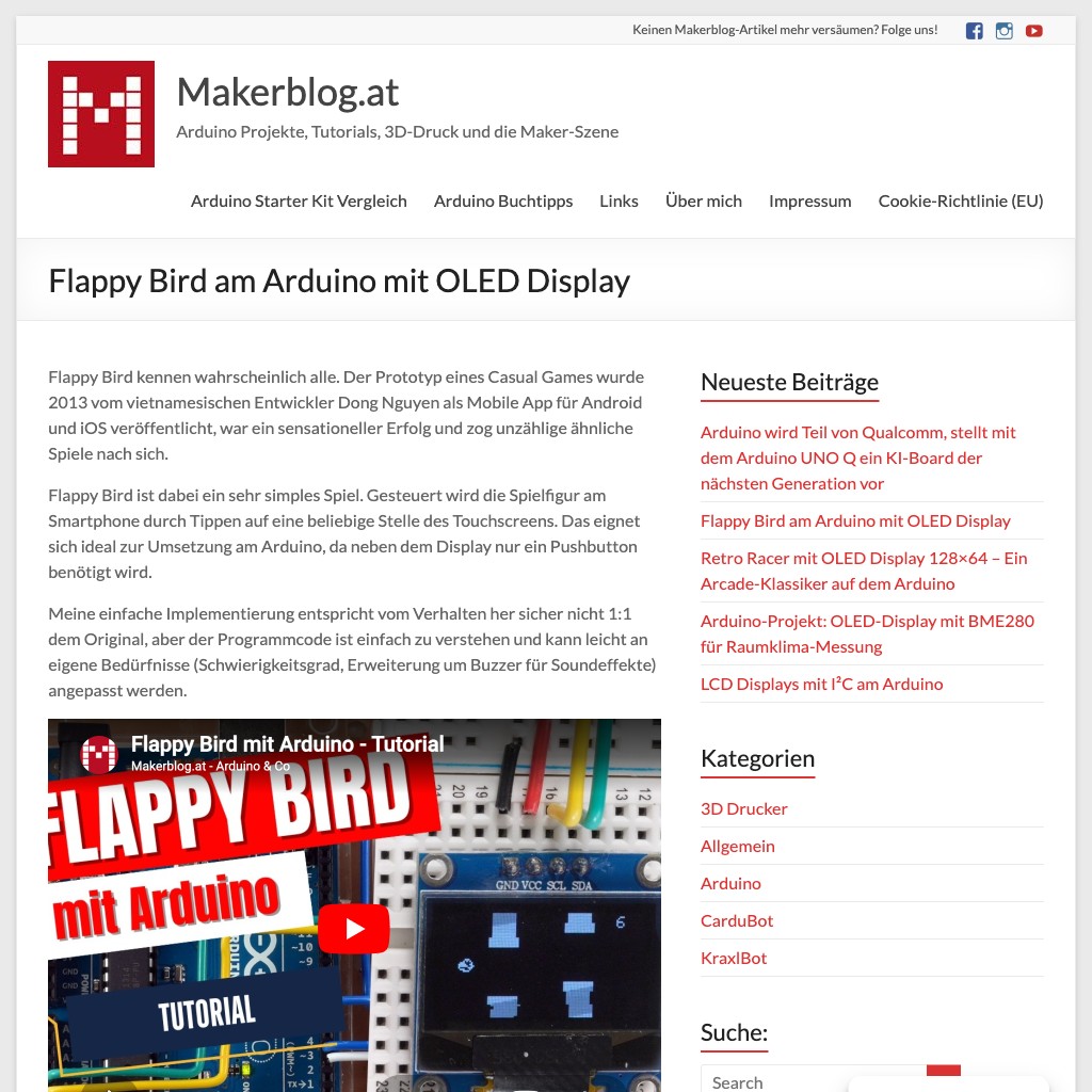 Screenshot Makerblog.at