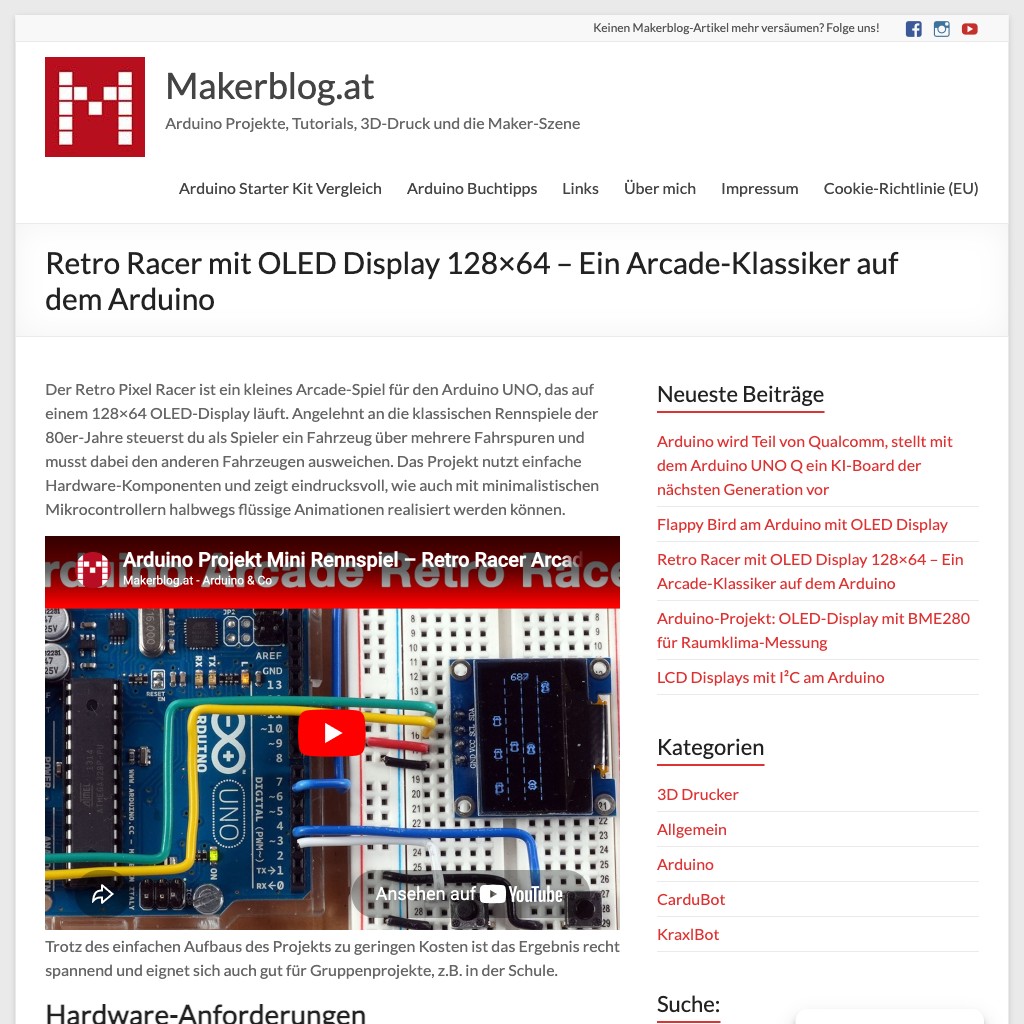 Screenshot Makerblog.at